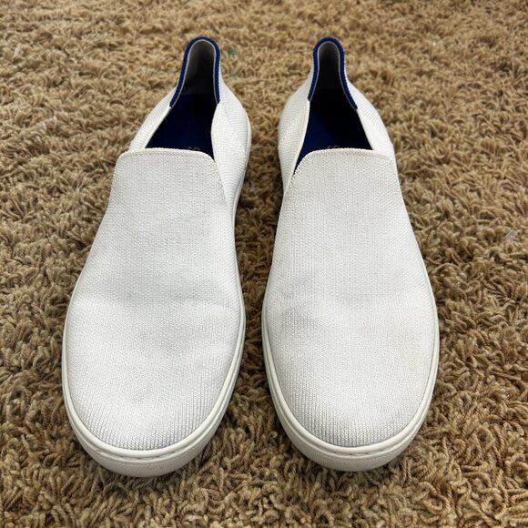 ROTHY'S The Original Slip On Sneaker in Bright White Women's Size 9 - Picture 2 of 8